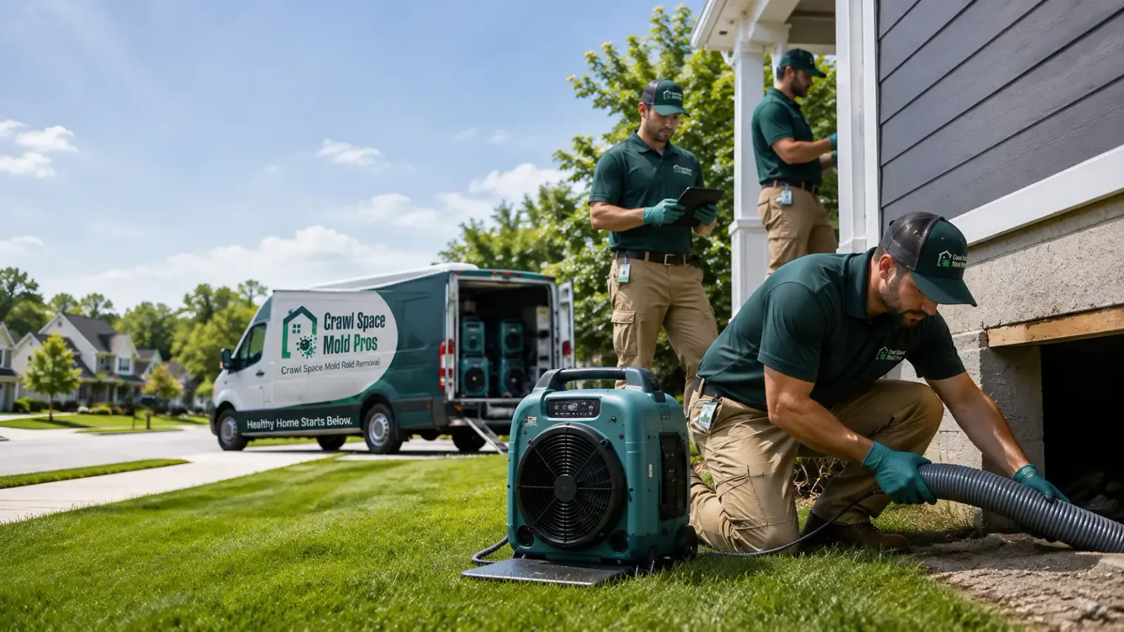 Crawl Space Mold Removal in Odessa, NE